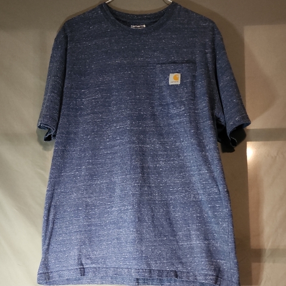 Carhartt Men's Blue Heather Tee - Picture 1 of 6